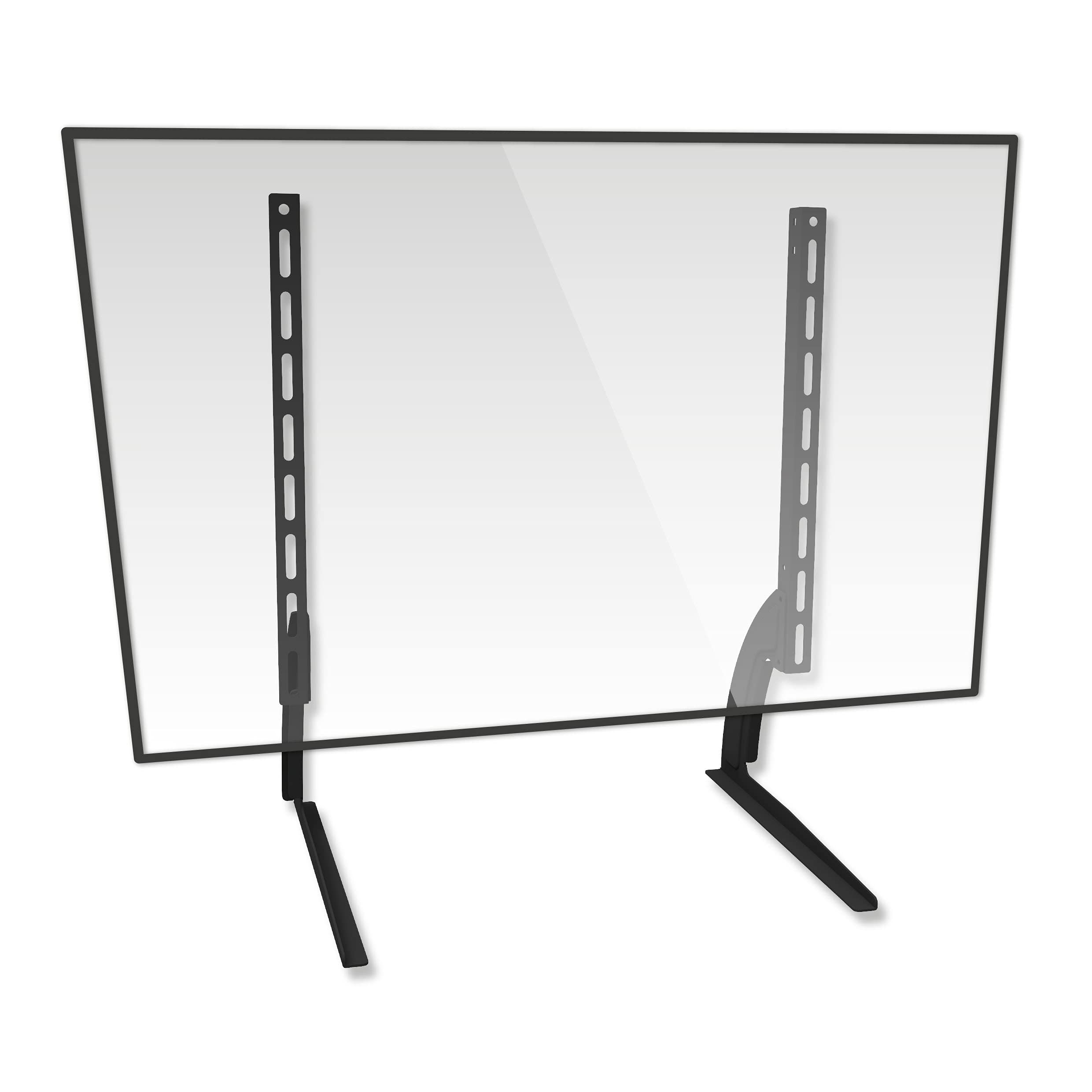 TTAP Universal Height Adjustable Table Top Pedestal TV Stand Metal Legs/TV Feet/Suitable for TV’s Ranging From 20”- 70” / Supports up to 40 Kgs