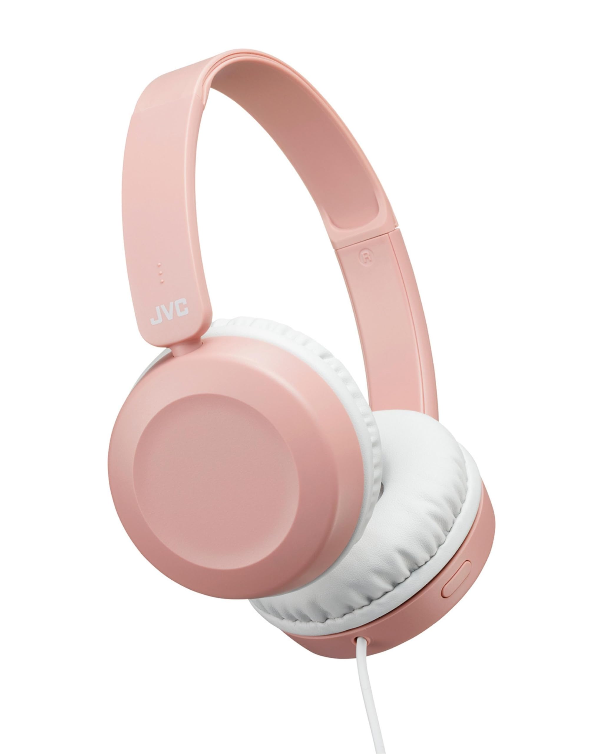JVC HA-S31M Wired Over-Ear Headband Headphones with Microphone & Remote - Dusty Pink