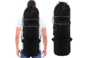 Skateboard Bag for Men Waterproof Skateboard Backpacks Bag with Adjustable Shoulder Straps Portable Skateboard Case for Penny