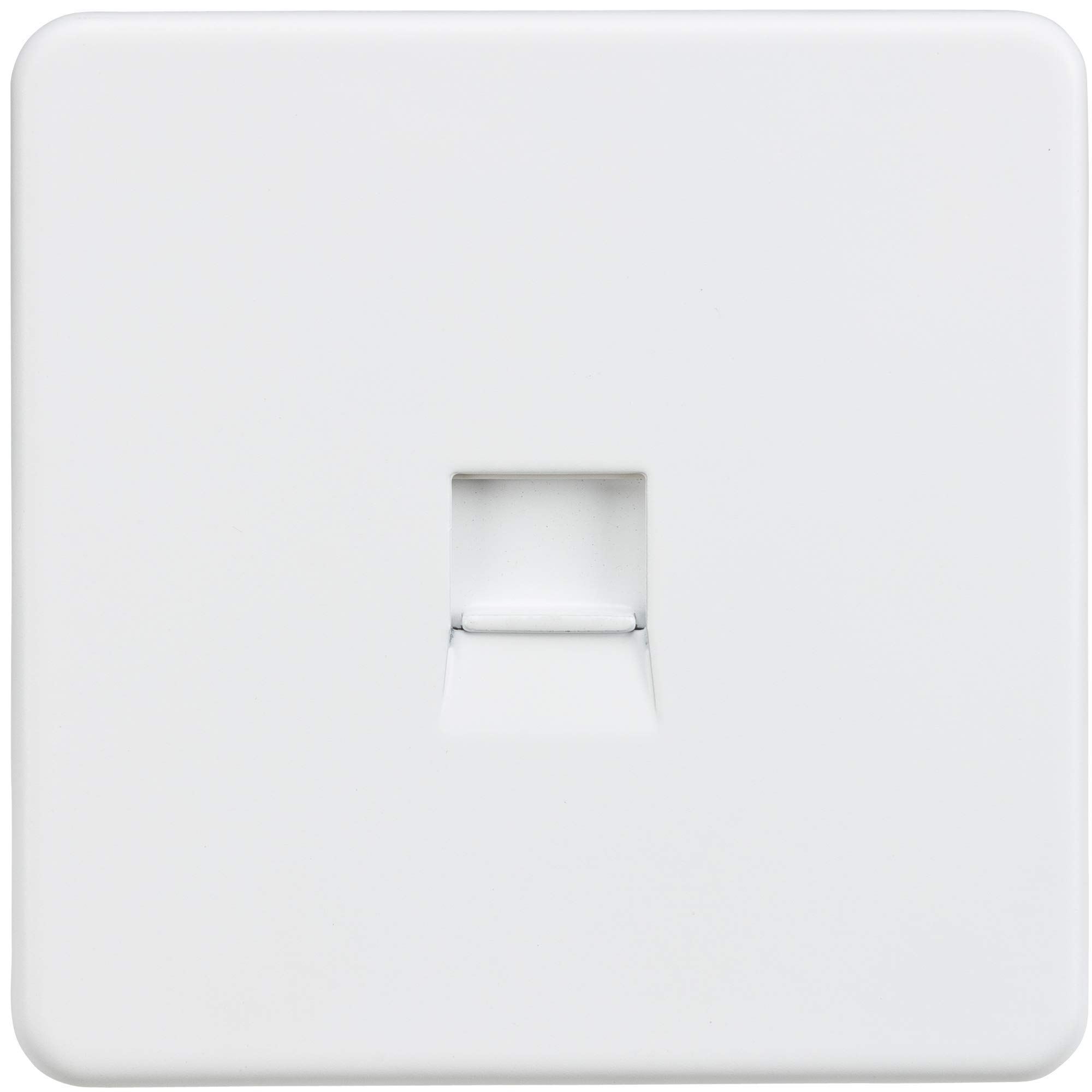 Knightsbridge SF7400MW Screw Less Telephone Extension Socket, White