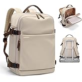 GOLF SUPAGS Laptop Backpack with Separate Laptop Compartment Fits 15.6 Inch Notebook Large Capacity Computer Bag for Women Work Travel College Backpacks (Apricot)