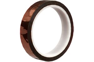 TapeCase 1 mil Polyimide Tape with Silicone Adhesive 1/4'' x 5yds (1 Roll)