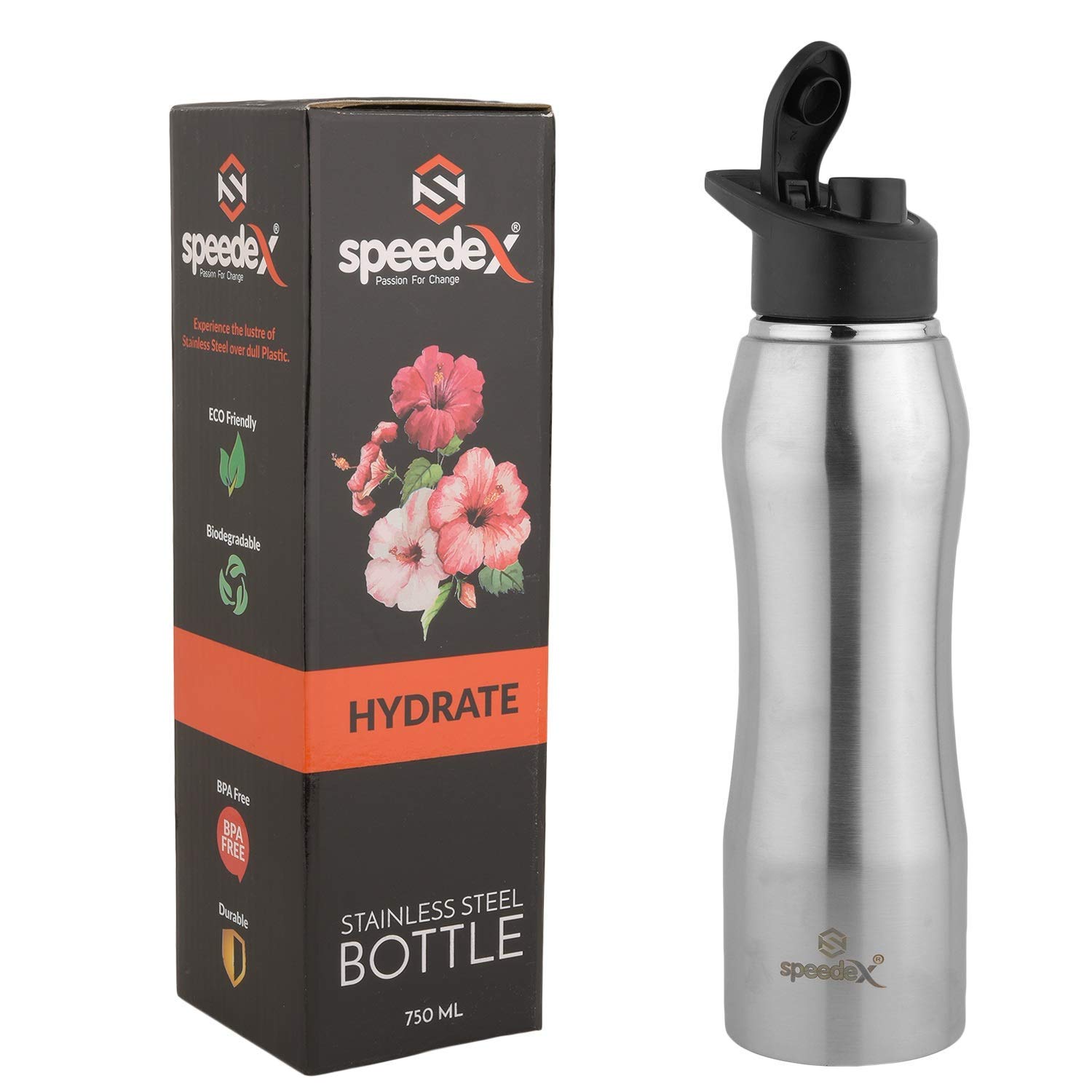 Speedex Stainless Steel Fridge Water Bottle/Refrigerator Bottle/Thunder