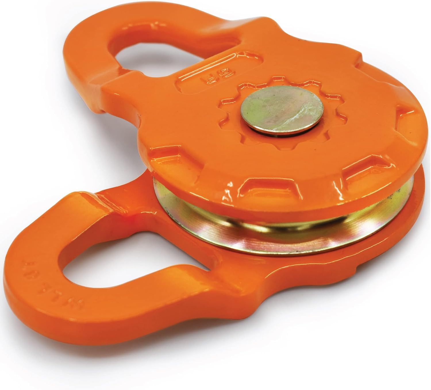 GearAmerica Smart Snatch Block for ATV or UTV (Side-by-Side) | 24,000 LBS (12T) MBS and 12,000LBS (6T) WLL | Winch Pulley for Synthetic Rope or Steel Cable up to 7/16" (11mm) & Winches up to 12K LBS