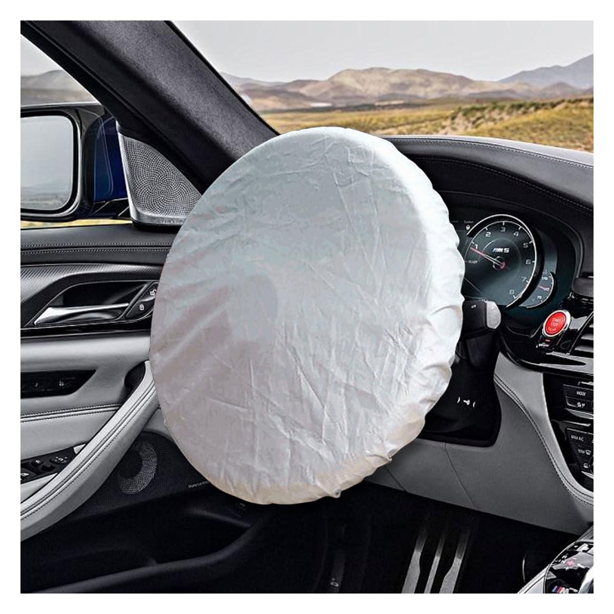 Car Steering Wheel Cover Sun Shade, Anti-Heat