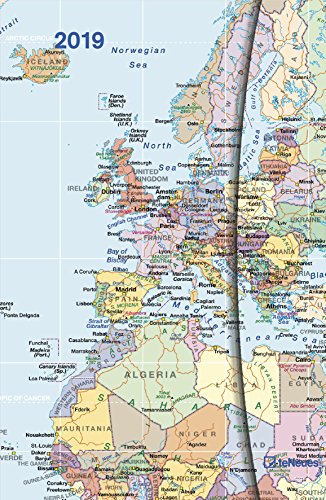 [E.b.o.o.k] 2019 World Maps Diary - teNeues Magneto Diary - 10 x 15 cm (English, German, French, Italian and Spa Z.I.P