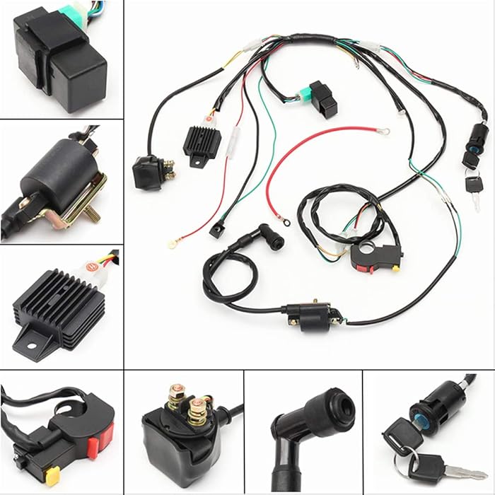 Buy YSHtanj CDI Wire Harness Assembly Motorcycle Parts Module 50cc