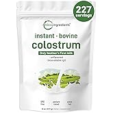 Micro Ingredients Bovine Colostrum Powder, 8 oz | Colostrum Supplement for Women &amp; Men | Unflavored &amp; Instant Dissolve | Non-GMO, Gluten-Free
