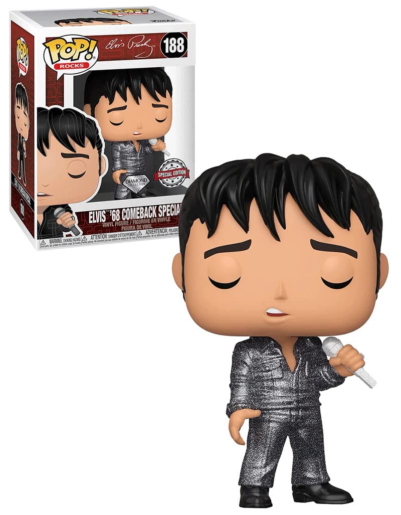 Elvis Presley - Elvis Presley '68 Comeback Special Diamond Glitter Pop! Vinyl Figure