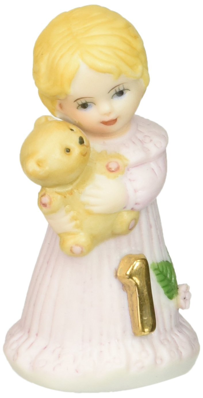 Enesco Growing Up Girls “Blonde Age 1” Porcelain Figurine, 1.75”