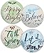Angelstar Classic Christmas Assorted Round Absorbent Coasters (Set of 4), 4