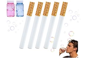 BubbleToy Cigarette,Bubble BlowingCigarette Stress Relief Toy,FakeCigarette Mini BubbleBlowing BubbleSticks,CigaretteBox Bubb