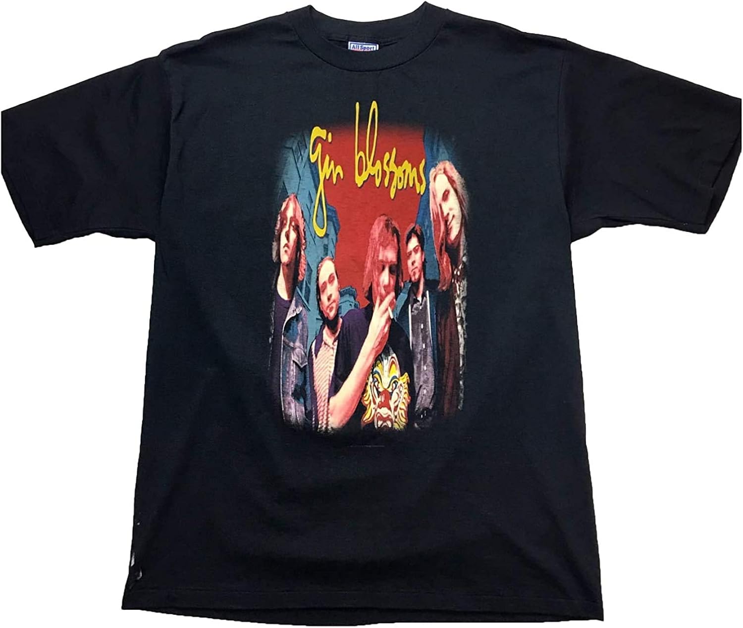 Gin Blossoms Men's TShirt with Print Round Neck Short Sleeve Amazon