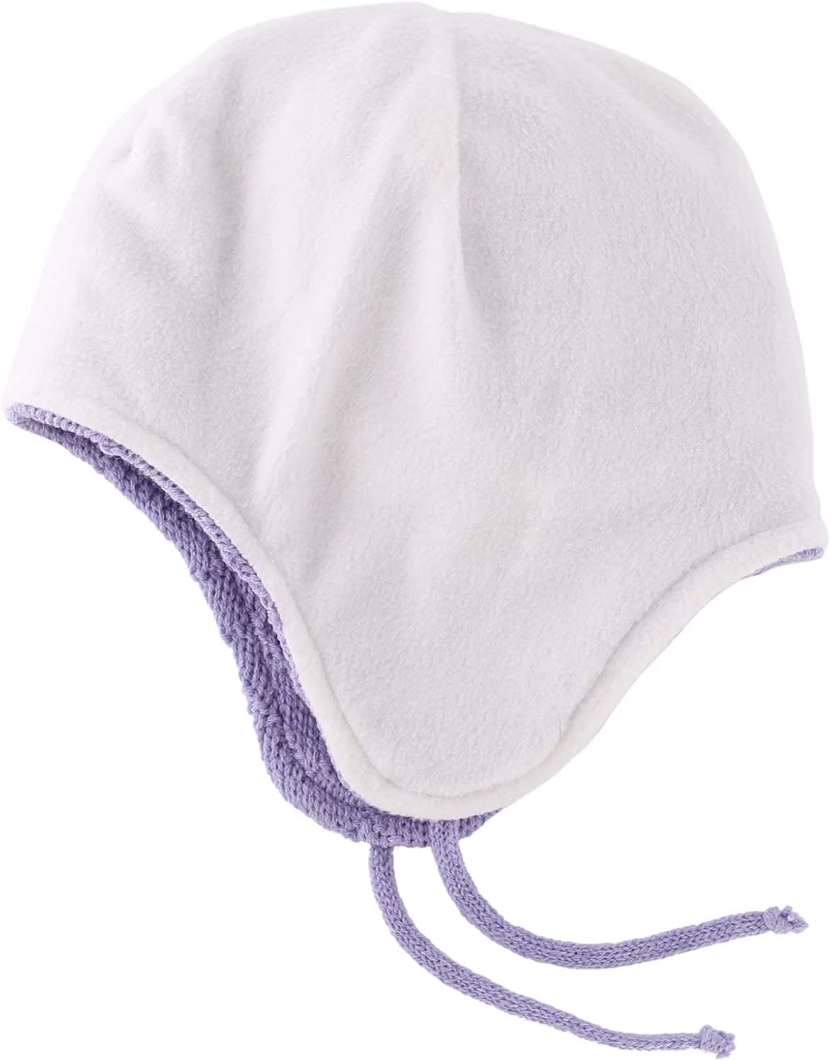 Connectyle Toddler Boys Girls Fleece Lined Knit Kids Hat with Earflap Winter Hat: Clothing