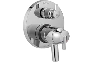 Delta Faucet T27859 , Trinsic 17 Series 3-Setting Integrated Diverter Valve Trim Kit, Shower Trim Kit, in Chrome Finish(Valve