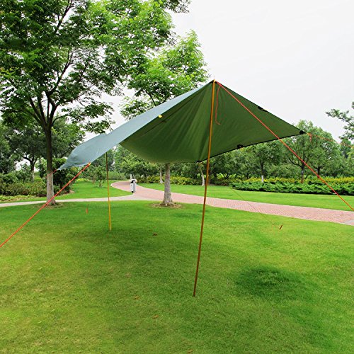 HYOUT Adjustable Tarp Poles Aluminium Alloy - Thumbnail 2