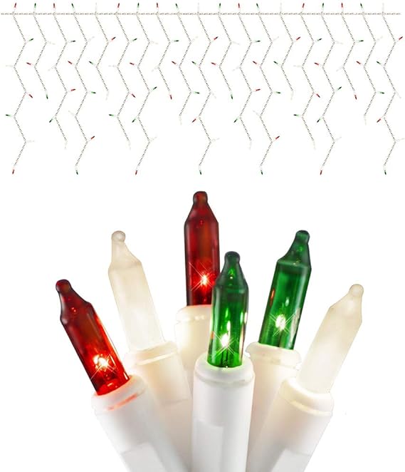 612 Vermont 150 Count Red, Green and White Frosted Mini