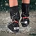Uelfbaby Overshoes Rain Boots,A Boot Cover for Outdoor Sports Rain/Snow, Waterproof Overshoe Rubber Boots XXL Size (Black)