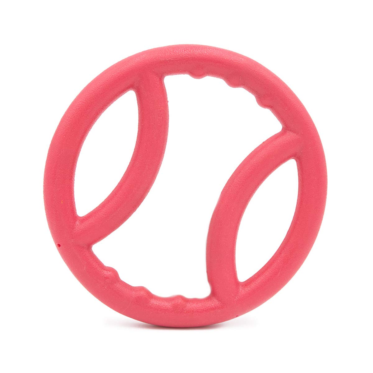 Zippy Paws Zippytuff Squeaky Ring - Pink – Durable, Interactive Dog Toy for Fetch and Play – Perfect for Dogs