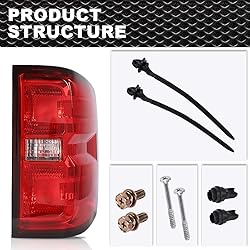 CROSSDESIGN Rear Tail Lights Compatible with Chevy