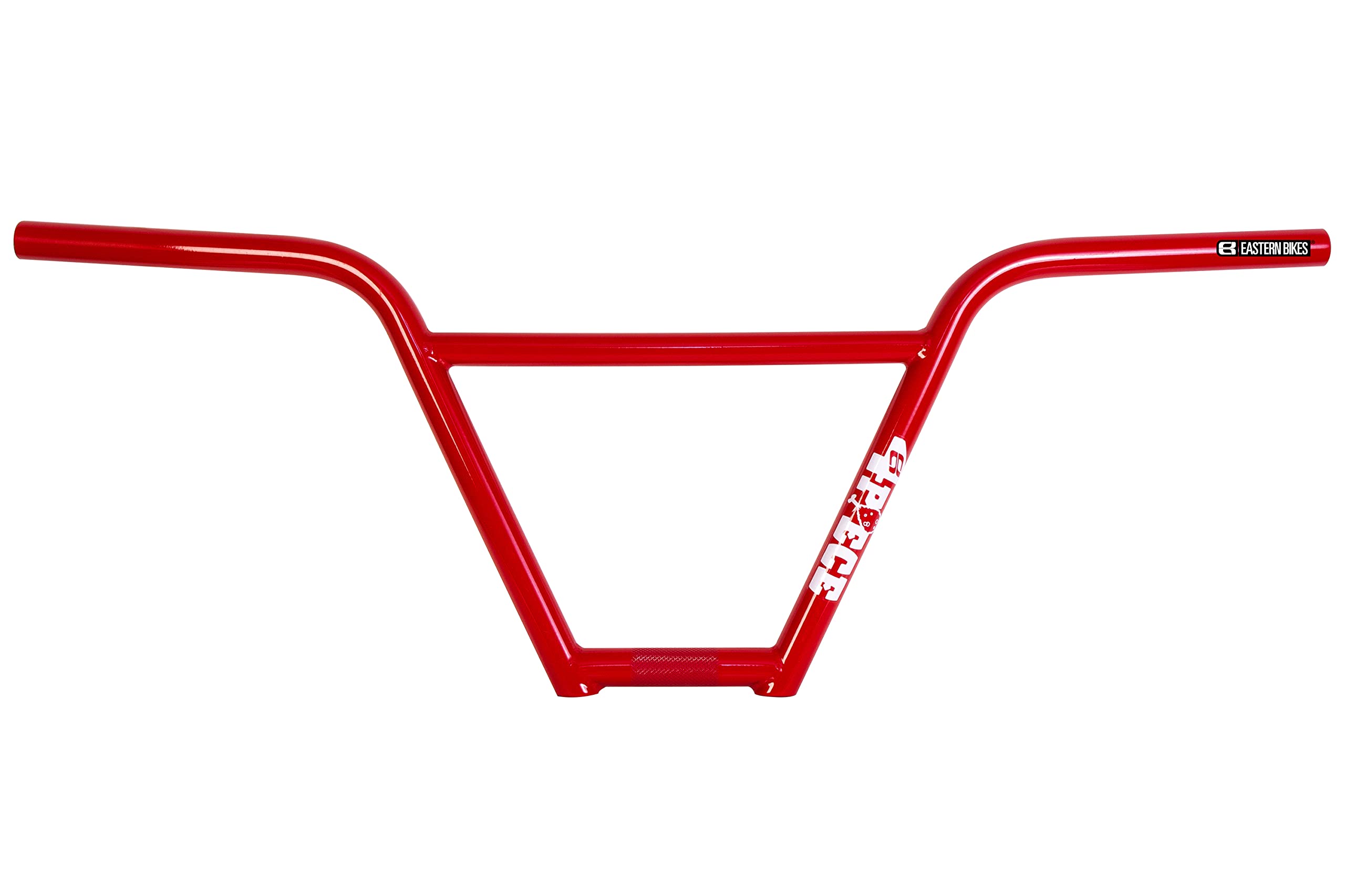 Eastern Bikes 100% Chromoly & Heat Treated, Lightweight 4-Pc BMX Handlebars (Gloss Red, 9.25")