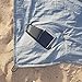 Compact Outdoor Beach Blanket | Huge 7' x 9' Folds Down to 5