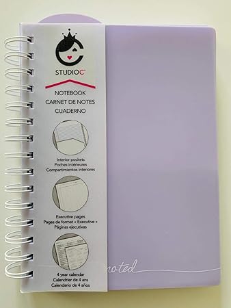 Amazon Com Carolina Pad Studio C Planner Notebook 8 X 6 Inch Violet Office Products