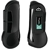 VEREDUS TR PRO Open Front Tendon Boots Medium Blac