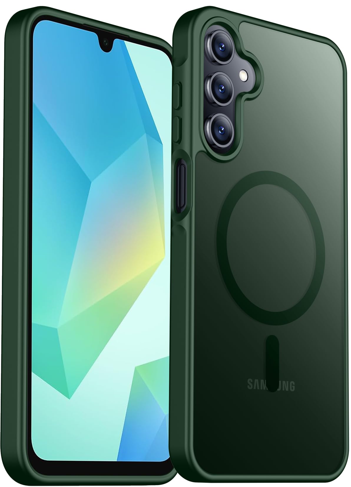 teloxy Designed for Samsung Galaxy A16 5G Case, [10 FT Military Grade Drop Protection] Heavy Duty Shockproof Phone Case for Galaxy A16, Green