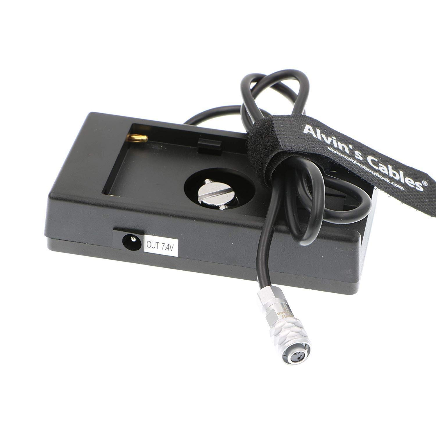 Alvin's Cables BMPCC4K Blackmagic Cinema Camera BMCC 4K BMPCC Power Supply Mount Plate Adapter for Sony NP F970 Battery