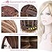 KeeWig Synthetic Curly Wig Long Shag Piano Blend Color Light Brown Platinum and Reddish Blonde ROSE #P2216
