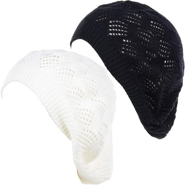 1347 Byos Chic Soft Knit Airy Cutout Lightweight Slouchy Crochet Beret Beanie 61m5MV2pEgL._AC_UY1000_.jpg main image 2