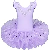 BAOHULU Ballet Leotards for Girls Full Skirted Dance Tutu Dress Party Costumes