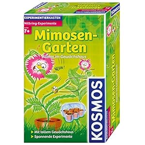 Kosmos Mimosen-Garten, Pflanzen züchten und erforschen, Experimentierset mit Gewächshaus für Kinder