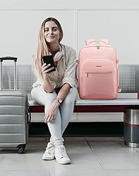 LOVEVOOK Travel Backpack Women, 17 Inch Carry On