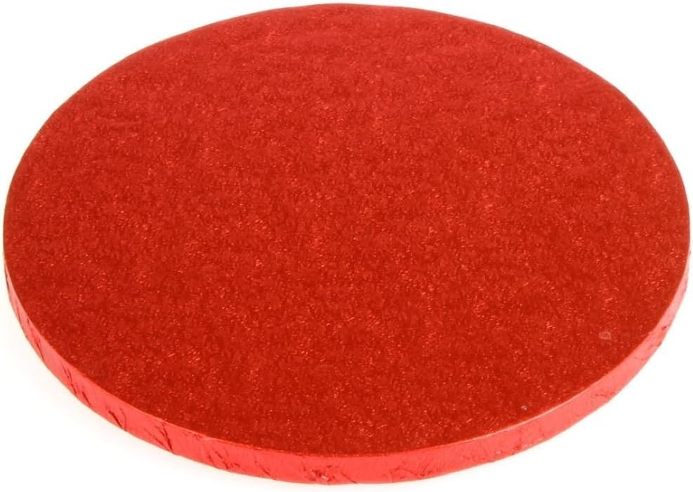 14" Round Red Cake Drum