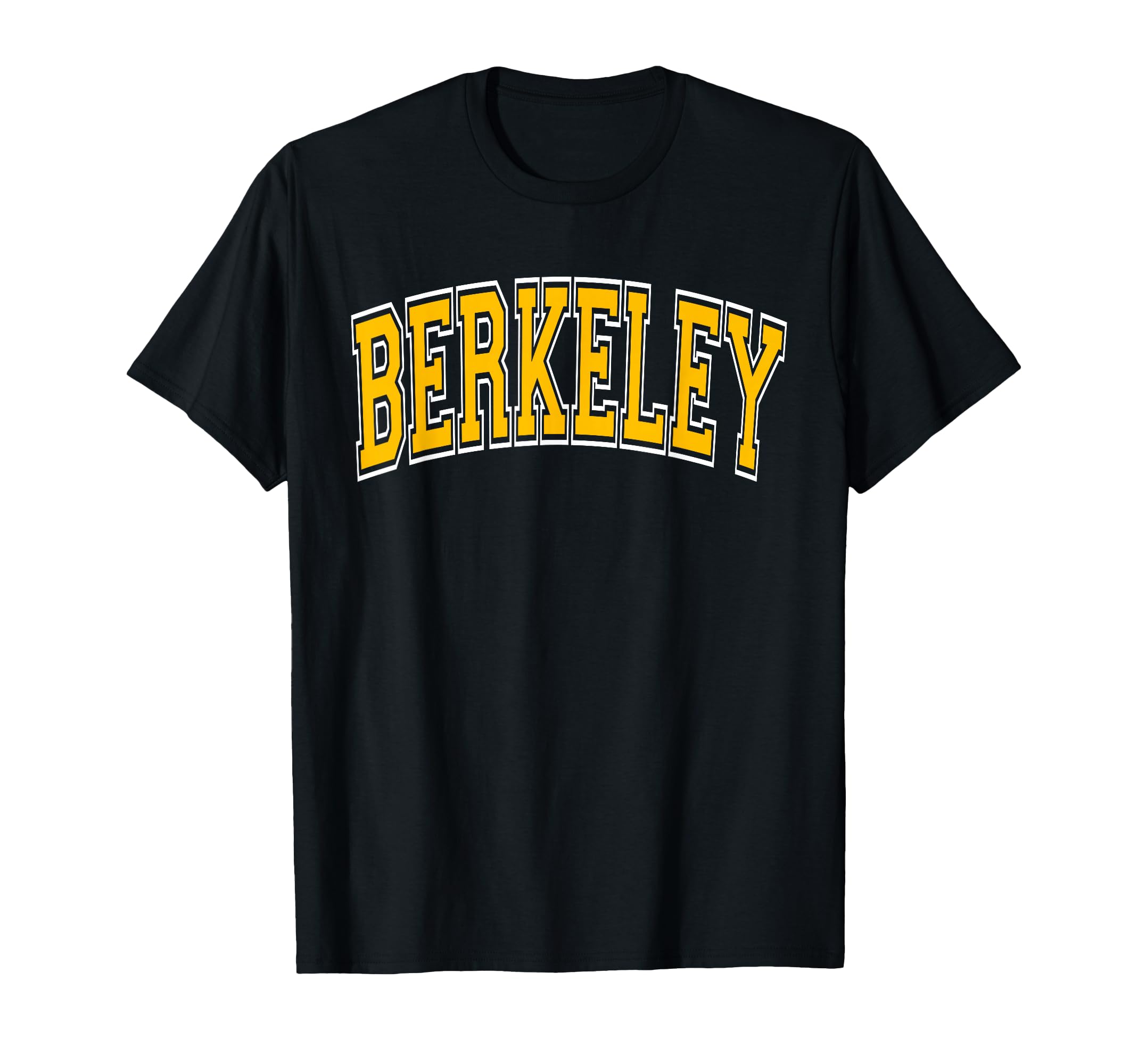 Photo 1 of Berkeley Arched Amber Text T-Shirt