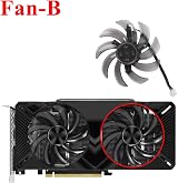 inRobert 85mm GPU Fan for Palit RTX 2060/2070 GTX 1660 Ti Dual Graphics Card view 5