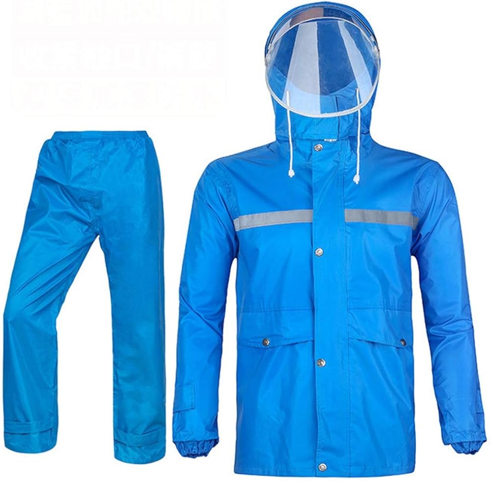 Icegrey Traje Impermeable Moto Lluvia sobre Traje Reflectante Ropa de