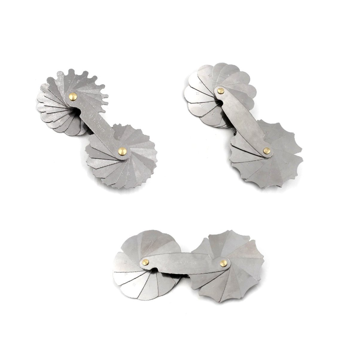 Gauge Radius Set Reading Metric Radius Internal / External 125mm