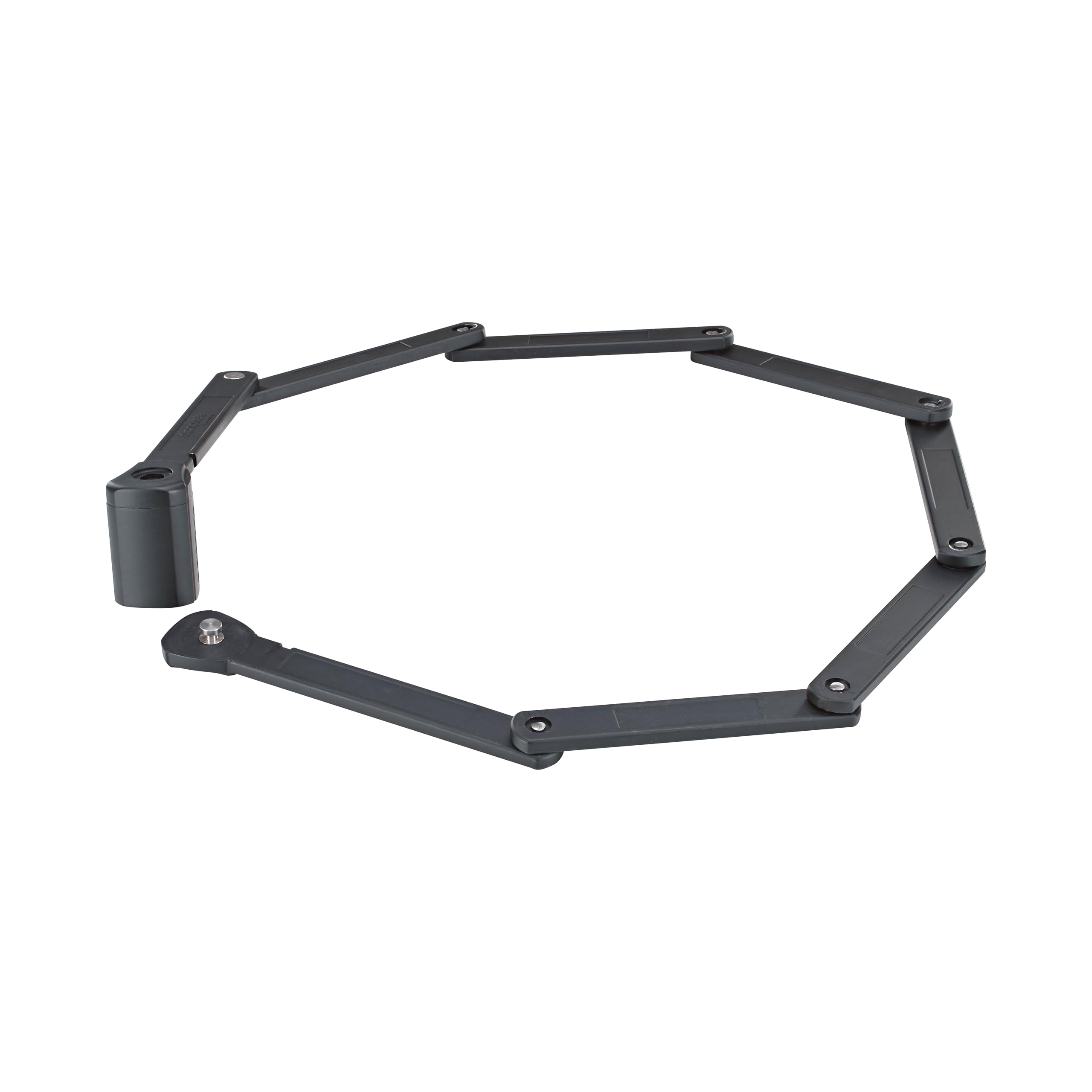 Prophete XXL folding lock with bracket, length 120 cm, colour black