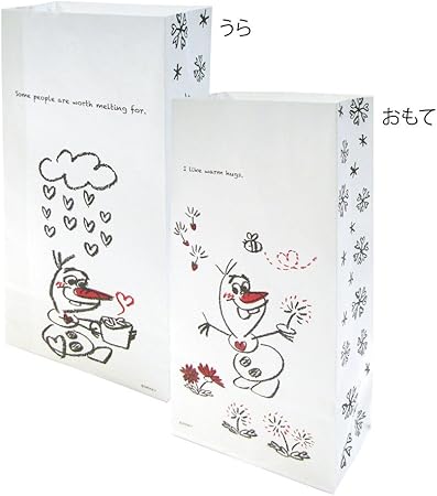 Amazon Apj アナと雪の女王 フローズン 紙袋 ラブラブオラフ 角底袋 文房具 オフィス用品 文房具 オフィス用品