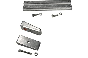 US Marine Products LLC Aluminum Anode Kit for Mercury 40-60 HP and 75-115 HP Outboard Motors Includes Hardware Replaces Mercury 97-8M107547, Quicksilver 8M0107546A