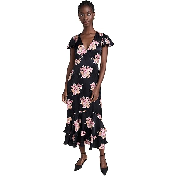 knee length dresses for ladies Hearts Midi Dress main image 1