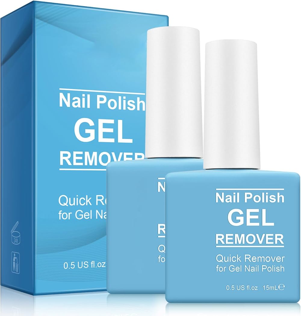 IFUDOIT Gel Nail Polish Remover 2 Pack Professional Soak Off