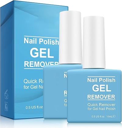 IFUDOIT Gel Nail Polish Remover 2 Pack Professional Soak Off