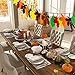 Supla 5.9' Long Fall Leaf Felt Garland Autumn Leave Felt Bunting Garland Hanging Banner Thanksgiving Halloween Party Streamer Backdrop for Kids Children Holiday Mantle Nursery Classroom Decor