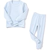 HahaNice Toddler Girls Boys Soft Cotton Warm Thermal Set for Kids