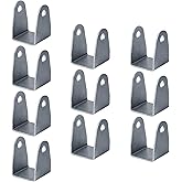 GBGS 10 Pack Shock Mount Clevis U Bracket,2" Inside Width, Fits 3/8" Bolt, 2.9 mm Thick,Weld-On– Double‑Ear Shock Absorber Mount Bracket