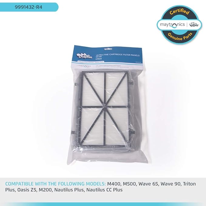 Dolphin Supreme M4 Robotic Pool Cleaner Filter Cartridge 9991432r4